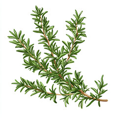 Fototapeta premium branch of rosemary