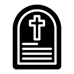 Obraz premium commandments glyph icon