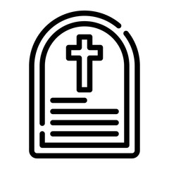 Obraz premium commandments line icon
