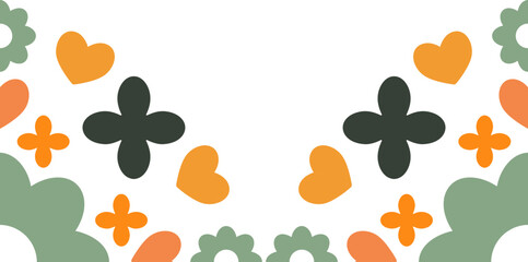 floral border decoration