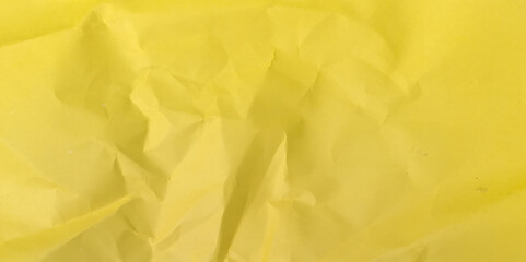 Torn piece of irregular crumpled paper vector. Vector texture of yellow crumpled paper.