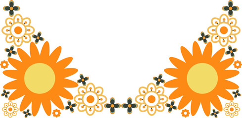 floral border decoration