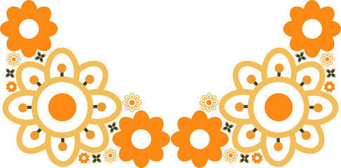 floral border decoration