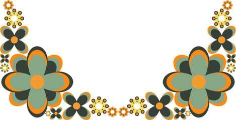 floral border decoration