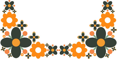 floral border decoration
