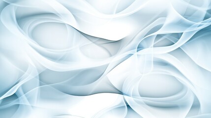 Fototapeta premium A serene abstract background featuring soft, flowing curves and gentle gradients in a cool color palette, ideal for creative designs.