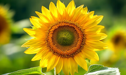 Obraz premium Dreamlike Landscapes and Mystical Gardens with Vibrant Flowers and Glowing Nature