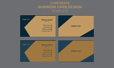 business card template, creative business card vector design template, Business card for business and personal use, Vector illustration design. Horizontal layout, Print, modern business card template