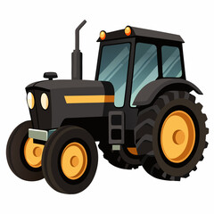 Fototapeta premium tractor vector illustration on a white background