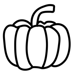 illustration of a pumpkin pot of witch fit for horror halloween theme decoration stickers