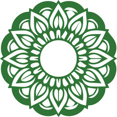 Beautiful flower art and mandala vector design
