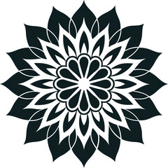 Minimalist-Floral-Radial-Mandala-Design-Vector-Illustrations
