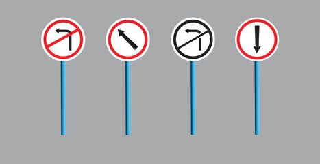 TRAFFIC SIGN SET