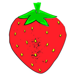 bright red strawberries Appetizing delicious use as a background image