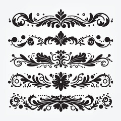 set of elements for design