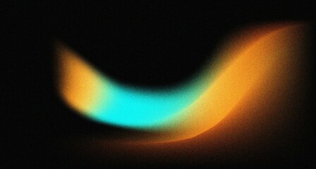 Yellow royal green grainy gradient background with space for design or text