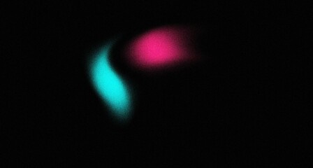 Pink black green dark glowing grainy gradient background noise texture poster header banner design copy space. background modern