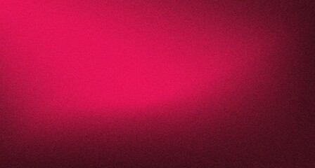 Bright red abstract background. Gradient. Viva magenta color. Space for design. Matte, shimmer. Template. Empty. Rough, grain. Christmas, Valentine, Birthday, Mother's day