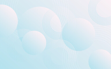 Abstract light blue background with circular patterns and gradients
