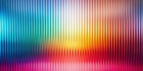 Colorful gradient background with ribbed glass effect texture, colorful, gradient, background, ribbed, glass, texture, trendy
