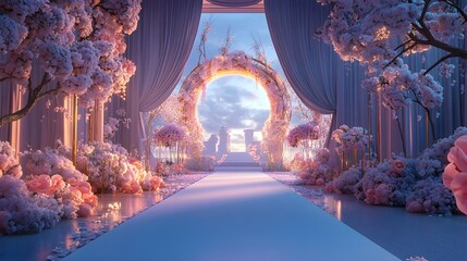 A stunning 8K resolution photo capturing the essence of wedding art and decoration, with vibrant colors and lifelike lighting that enhance the details, accompanied by dynamic shadows that add 