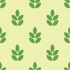 Background leaf pattern repeat unique design