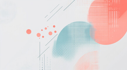 Obraz premium Abstract background with geometric shapes and colors.