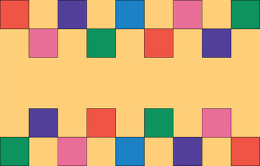 Background square retro unique design 90s