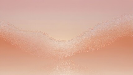 Abstract background with soft pink and orange gradient, featuring a wavy line and gentle curves