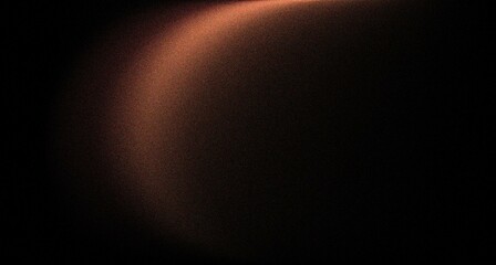 Copper brown and black grain gradient background. Grungy dark backdrop or banner with room for text copy space.