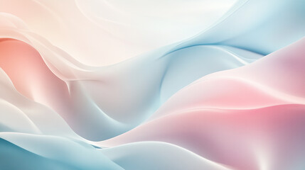 Obraz premium Abstract background with soft, flowing lines in pastel colors.