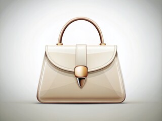 Minimalist Ladies Purse Silhouette Vector Art on White Background for Fashion Design and Accessories