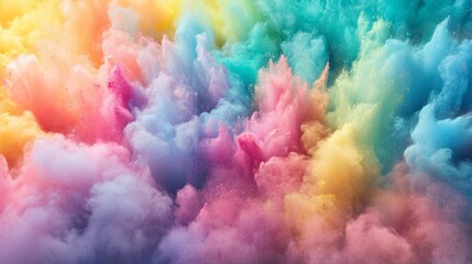 Fototapeta premium Colorful Abstract Smoke Cloud Background