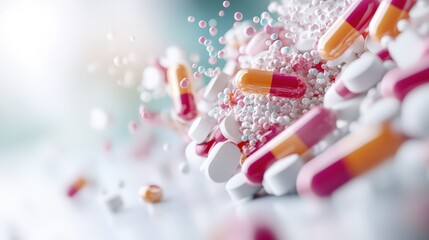 Abstract Medicine Explosion.