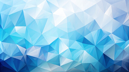 Obraz premium stunning abstract background featuring blend of blue geometric shapes, creating serene and calming atmosphere. varying shades of blue evoke sense of tranquility and depth