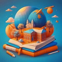 halloween pumpkin on the house