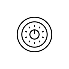 Power button icon Thin vector set