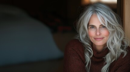 Fototapeta premium Timeless beauty: close-up portrait for editorial and fashion photography