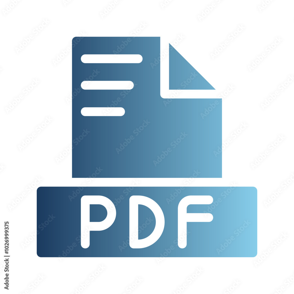 Fototapete Pdf document file text icons, with dynamic color fill gradient display. Can be used for websites, UI and mobile apps.