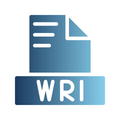 Wri document file text icons, with a fresh gradient look. Can be used for websites, UI and mobile apps.