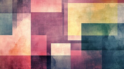 Abstract Colorful Background with Geometric Shapes