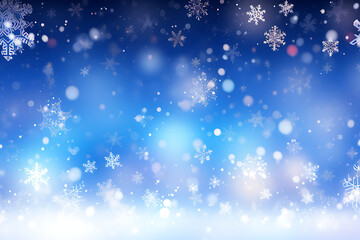 Fototapeta premium sparkling snow on a colored background