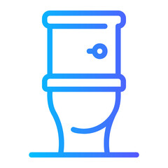 toilet gradient icon