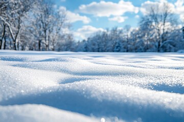 Obraz premium Winter season background created with Generative AI