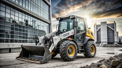 Obraz premium Skid Steer Heavy Equipment Rental Logo Design - Professional and Eye-Catching Branding
