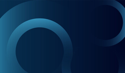 Abstract blue geometric lines on dark blue background.