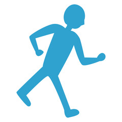 シンプルな人間のシルエットのイラスト