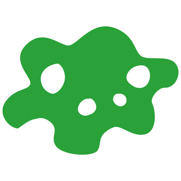 recommend clip art: シンプルなアメーバ（微生物）のイラスト