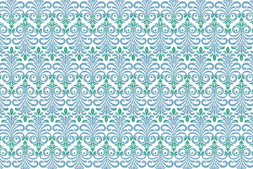 Premium Abstract Floral and Geometric Seamless Pattern Design for High Quality Textiles and Fabrics Featuring Colorful Blossoms and Elegant Ornamental Details