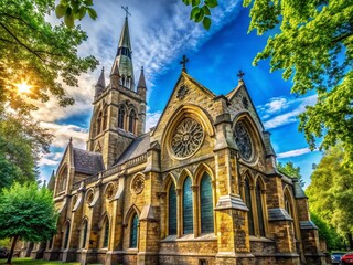 Fototapeta premium St Pancras New Church: A Historical Architectural Gem in London